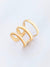 Gold<b style="color:White;"><font size="1"> -</font></b>Hollow Out Ear Cuff