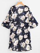 Chilled Blossom Kimono