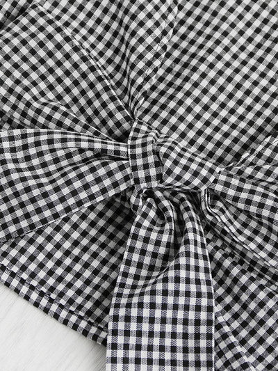 Cruise Gingham Bow Tie Set