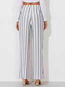 Posh Striped Wide Leg Pants