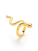 Smooth<b style="color:White;"><font size="1"> -</font></b>Snake Design Ring 1pc