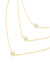 Faux<b style="color:White;"><font size="1"> -</font></b>Pearl Pendant Layered Link Necklace