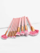 Soft<b style="color:White;"><font size="1"> -</font></b>Makeup Brush Set 10pcs