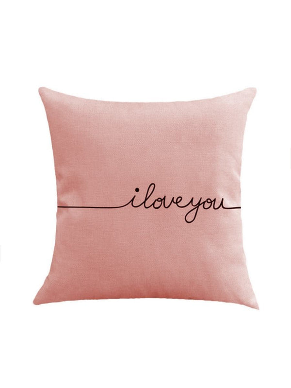 Contrast<b style="color:White;"><font size="1"> -</font></b>Letter Print Cushion Cover