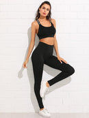 Shirred Back Leggings