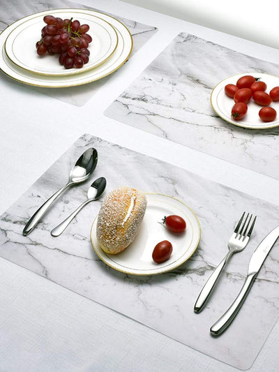 Marble<b style="color:White;"><font size="1"> -</font></b>Print Table Mat 2pcs