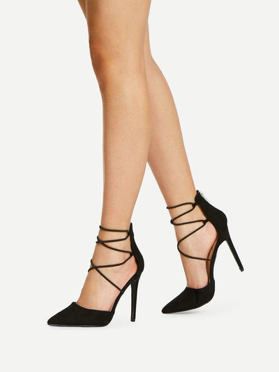 Criss<b style="color:White;"><font size="1"> -</font></b>Cross Strappy Heels