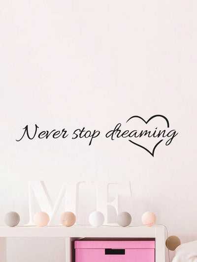 Slogan Wall Sticker