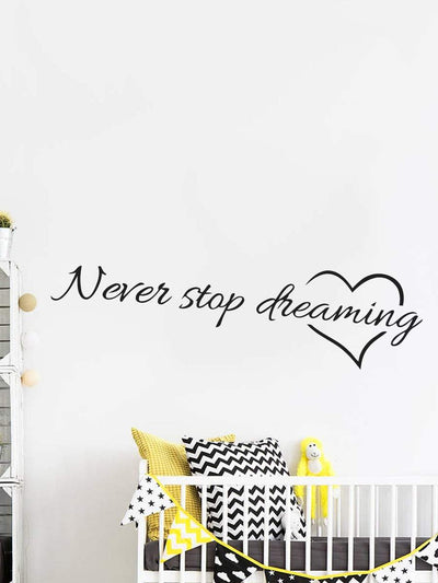 Slogan Wall Sticker