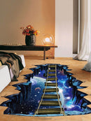 3D<b style="color:White;"><font size="1"> -</font></b>Galaxy Floor Sticker