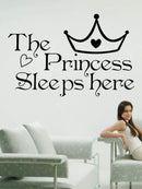 Crown<b style="color:White;"><font size="1"> -</font></b>& Slogan Wall Sticker