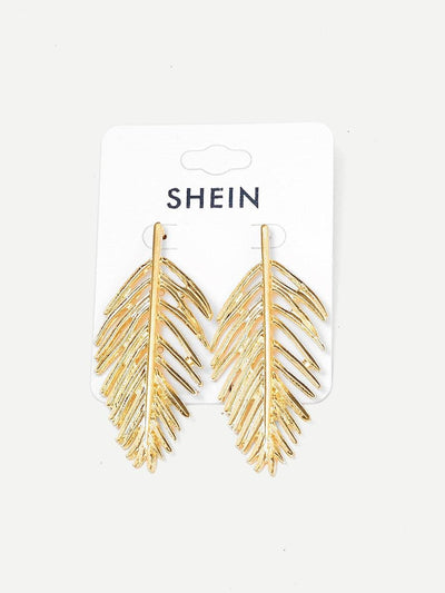 Leaf<b style="color:White;"><font size="1"> -</font></b>Shaped<b style="color:White;"><font size="1"> -</font></b>Design Drop Earrings 1pair