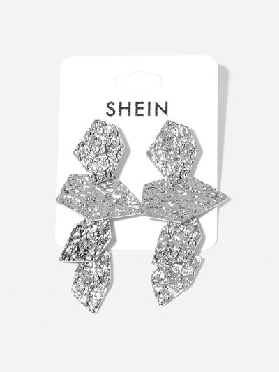 Irregular<b style="color:White;"><font size="1"> -</font></b>Disc<b style="color:White;"><font size="1"> -</font></b>Design Drop Earrings 1pair