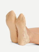 Lace<b style="color:White;"><font size="1"> -</font></b>Invisible Socks 3Pairs