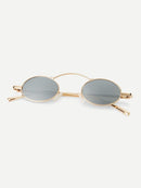 Top<b style="color:White;"><font size="1"> -</font></b>Bar Oval Lens Sunglasses