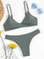 V<b style="color:White;"><font size="1"> -</font></b>Plunge<b style="color:White;"><font size="1"> -</font></b>Top With Hipster Bikini Set