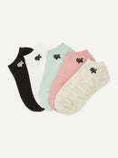 Cat<b style="color:White;"><font size="1"> -</font></b>Pattern Detail Socks 5pairs