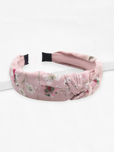 Knot<b style="color:White;"><font size="1"> -</font></b>Design Floral Headband