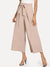 Drawstring<b style="color:White;"><font size="1"> -</font></b>Waist<b style="color:White;"><font size="1"> -</font></b>Solid Wide Leg Pants