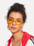 Cat<b style="color:White;"><font size="1"> -</font></b>Eye Tortoiseshell Frame Sunglasses