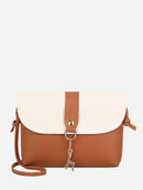 Two<b style="color:White;"><font size="1"> -</font></b>Tone Flap Bag