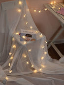 20pcs<b style="color:White;"><font size="1"> -</font></b>Snowflake<b style="color:White;"><font size="1"> -</font></b>Bulb String Light 12v