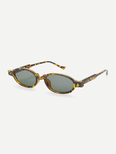 Leopard<b style="color:White;"><font size="1"> -</font></b>Frame Tinted Lens Sunglasses