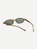 Leopard<b style="color:White;"><font size="1"> -</font></b>Frame Tinted Lens Sunglasses