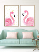 Flamingo<b style="color:White;"><font size="1"> -</font></b>Print Wall Art 2pcs