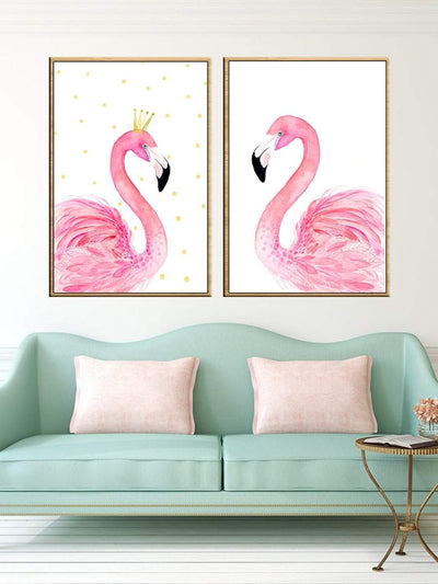 Flamingo<b style="color:White;"><font size="1"> -</font></b>Print Wall Art 2pcs