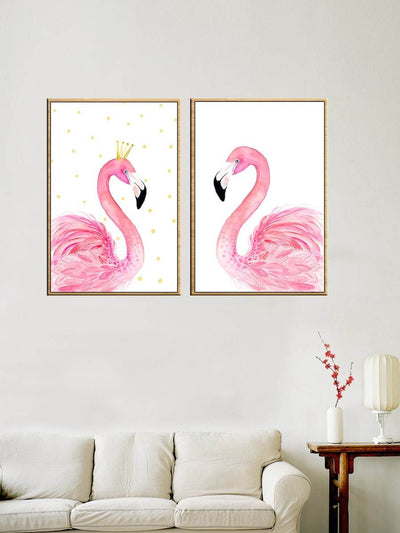 Flamingo<b style="color:White;"><font size="1"> -</font></b>Print Wall Art 2pcs