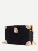 Push<b style="color:White;"><font size="1"> -</font></b>Lock Detail Chain Bag