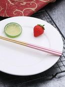 Stainless<b style="color:White;"><font size="1"> -</font></b>Steel Chopsticks 1 pair