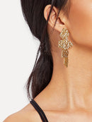 Irregular<b style="color:White;"><font size="1"> -</font></b>Disc<b style="color:White;"><font size="1"> -</font></b>Design Drop Earrings 1pair