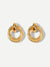 Double<b style="color:White;"><font size="1"> -</font></b>Ring Hoop Earrings 1pair