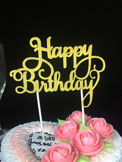 Birthday<b style="color:White;"><font size="1"> -</font></b>Cake Topper Decoration 5pcs