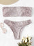 Snake<b style="color:White;"><font size="1"> -</font></b>Print Bandeau Bikini Set