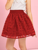 Girls<b style="color:White;"><font size="1"> -</font></b>A-Line Mesh Skirt