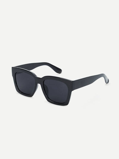 Acetate<b style="color:White;"><font size="1"> -</font></b>Frame Flat Lens Sunglasses