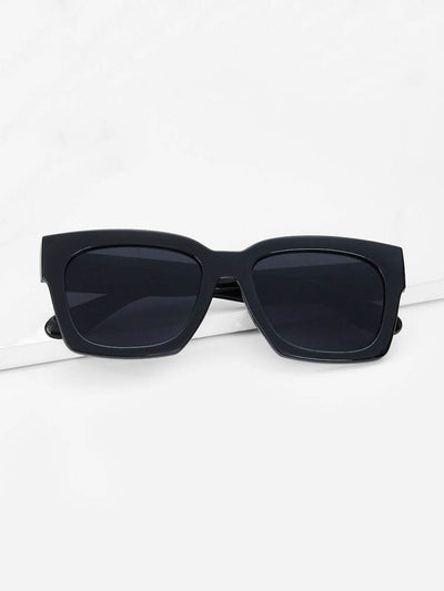 Acetate<b style="color:White;"><font size="1"> -</font></b>Frame Flat Lens Sunglasses