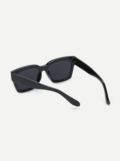 Acetate<b style="color:White;"><font size="1"> -</font></b>Frame Flat Lens Sunglasses