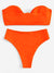 Knot<b style="color:White;"><font size="1"> -</font></b>Front Bandeau Bikini Set