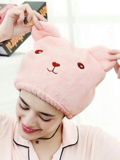 Bear<b style="color:White;"><font size="1"> -</font></b>Hair Drying Cap 1PC