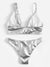 Metallic<b style="color:White;"><font size="1"> -</font></b>Asymmetrical<b style="color:White;"><font size="1"> -</font></b>Top With Hipster Bikini Set