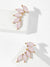 Rhinestone<b style="color:White;"><font size="1"> -</font></b>Leaf Stud Earrings 1pair