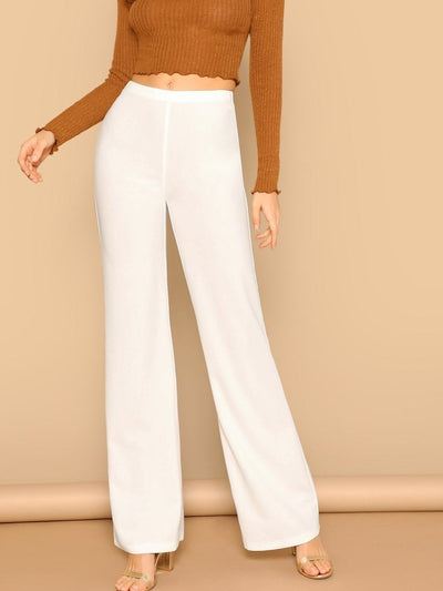 Flare<b style="color:White;"><font size="1"> -</font></b>Leg Solid Pants