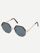 Polygon Frame Sunglasses