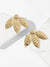 Textured<b style="color:White;"><font size="1"> -</font></b>Leaf<b style="color:White;"><font size="1"> -</font></b>Swing Stud Earrings 1pair