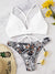 Random<b style="color:White;"><font size="1"> -</font></b>Floral<b style="color:White;"><font size="1"> -</font></b>Braided Strap Crisscross Bikini Set