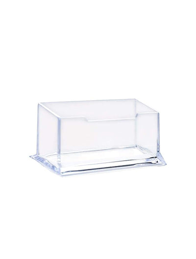 Clear<b style="color:White;"><font size="1"> -</font></b>Business Card Desk Holder